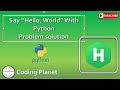 Python Challenge 1 || Say 