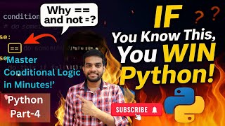 Python If, Elif, Else Tutorial for Beginners: Conditional Statements Explained + Challenges