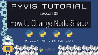 How to Change Node Shape (PyVis and Python Tutorial 05)