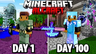 I Spent 100 days in NEW RLCRAFT.. Here's What Happened..
