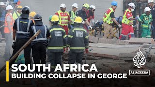 South Africa building collapse: Rescue teams search for 39 missing in George