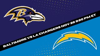 Baltimore Ravens vs Los Angeles Chargers Prediction and Picks - Sunday Night Football Picks Week 12