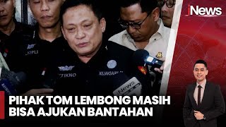 PN Jaksel Tolak Praperadilan Tom Lembong - iNews Prime 26/11