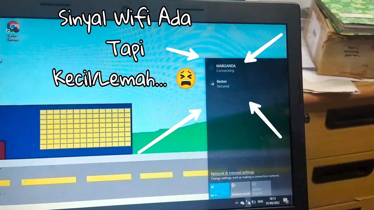 Sinyal Wifi Laptop Muncul Tapi Sedikit Atau Lemah - YouTube