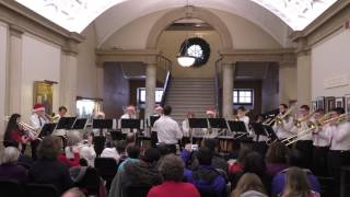 ECMS Trombone Choir performs Christmas Day at ECMS Winterfest 2016