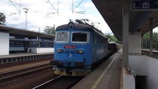 Czech Republic: Chocen (Pardubice region) class 123 \u0026 163 electrics on freight \u0026 passenger trains