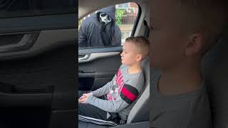 Ghost Face Sneaks up on kid in the Car #horrorclassic #scream #scream62023 #scream