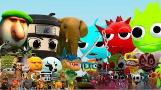ALL ITALIAN AI BRAINROT MEMES VS HORROR PHASE SPRUNKI INCREDIBOX (Garry's Mod)