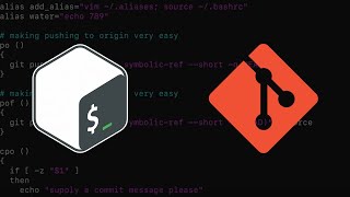 Creating Bash Aliases to use Git Faster | Bash Aliases Tutorial