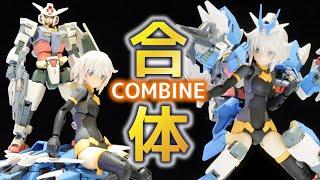 【ガンプラ改造】コアガンダム+30ＭＳ！？美少女プラモにプラネッツシステムのアーマーを装備させたいんだよ！！今だ合体！！！ドッキングゴーーーー！！！！ガンプラは自由だ！！！！！