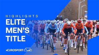 Race Highlights - Men's Elite Title Cyclocross World Championships 🏆 | Eurosport