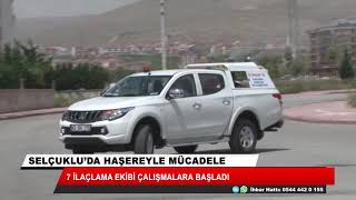 Selçuklu'da haşereyle mücadele