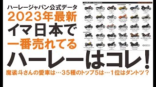 【2023年最新】日本で一番売れてるハーレーを大発表!!ハーレーダビッドソンジャパン公式データの上半期ランキング