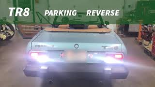 LED Tail Lights Demo - Triumph TR7 and TR8