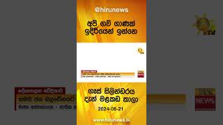 අපි ගව් ගාණක් ඉදිරියෙන් ඉන්නෙ - ගෑස් සිලින්ඩරය දැන් මළකඩ කාලා - Hiru News