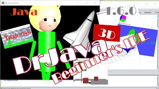 Simplest Way to Use Java 3D 1.6.0 in DrJava (Beginner's IDE) (with Source Code)
