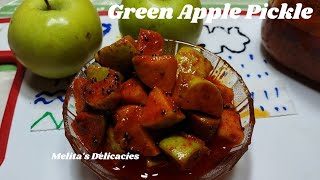 #Green Apple Pickle#Instant Green Apple pickle|making Green Apple pickle|Pickle Recipe|Apple Recipe