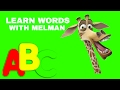 LEARN WORDS WITH MELMAN FROM MADAGASCAR - ABC FOR PRESCHOOL, TODDLERS, KIDS AND CHILDREN