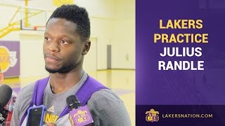 Julius Randle Not Fazed By NBA Stars, 'I Play With Kobe So I'm Passed That!'