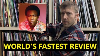Reviewing Childish Gambino's Because the Internet in 10 seconds or less