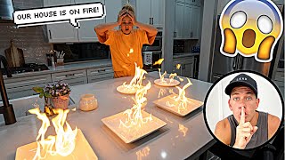 OUR HOUSE IS ON FIRE! *PRANK*