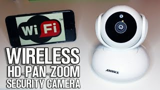 Wireless Smart HD Camera with Pan and Zoom by Annke