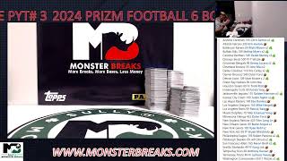 2024 PRIZM FOOTBALL 6 BOX HALF CASE PYT# 3