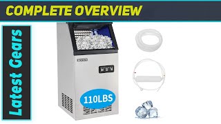 ROVSUN Stainless Steel Commercial Ice Maker Machine: The Ultimate Ice Solution for Your Needs