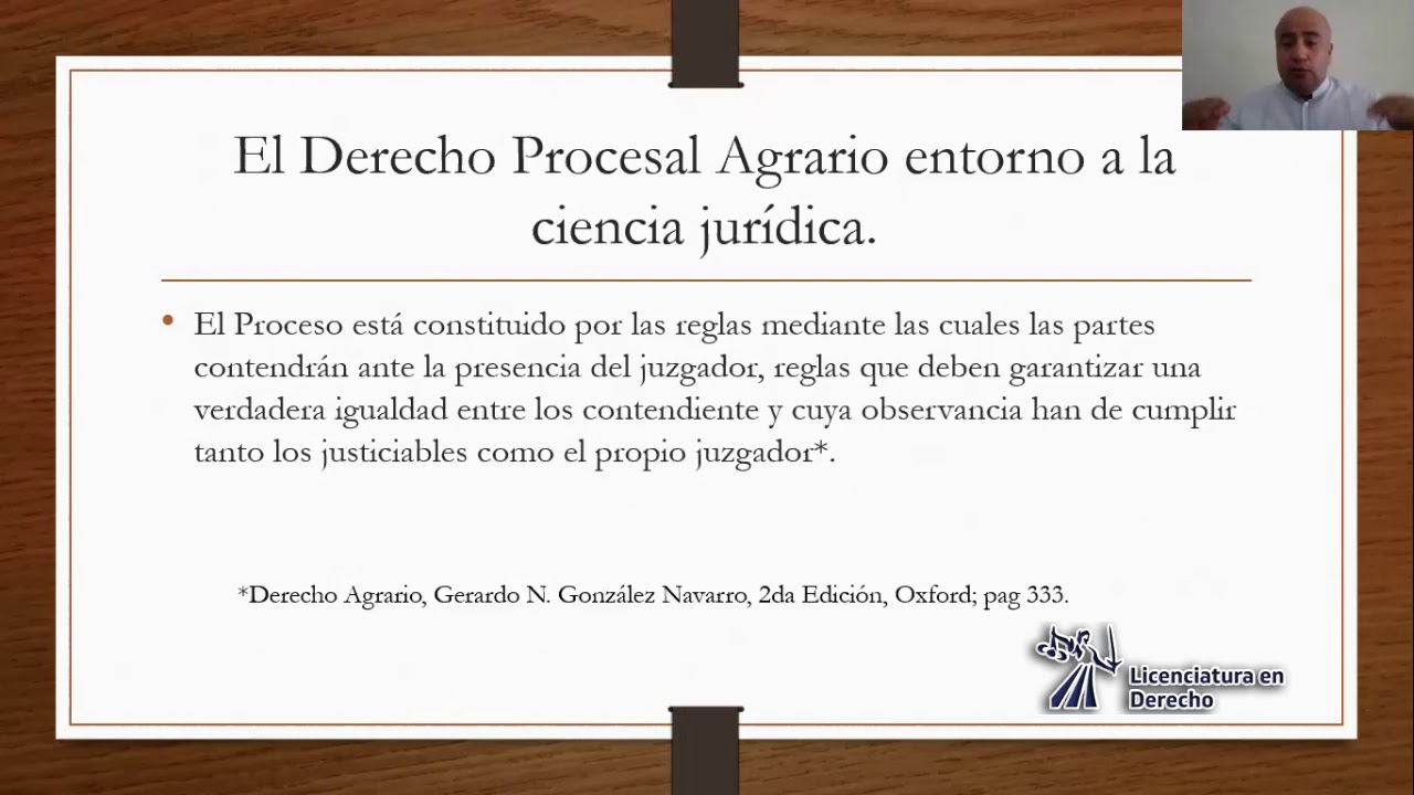 El Derecho Procesal Agrario - YouTube