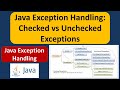 Java Exception Handling: Checked vs Unchecked Exceptions