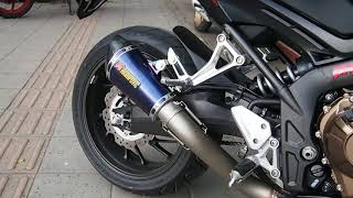 CBR650F ชุดท่อ Slip on ปลาย Akrapovic Shorty จากร้าน MT-SHOP