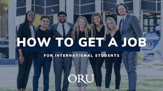 International Student Forum: How to Get a Job