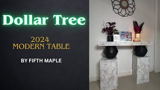 2024 CHRISTMAS DOLLAR TREE FAUX MARBLE TABLE DIY