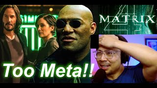 FOURTH WALL BREAK??!! 🤯 The Matrix Resurrection Movie Reaction - Watching for the First Time