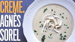 How to make the famous soup crème Agnès Sorel