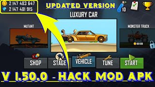 hill climb racing mod apk unlimited money diamond and fuel 2022#gameplay #androidgameplay