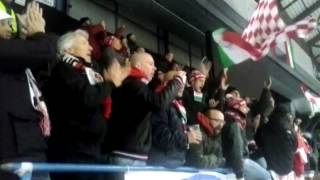 Bolzano fans singing after match, EBEL 2014. 11. 29.