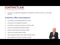 Invitations, offers and acceptance - ACCA Corporate and Business Law (LW) (ENG)