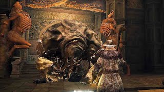 What happens to Beast Clergyman after giving him all Deathroot