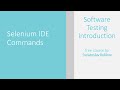 07 - 07 - Selenium IDE Commands [ENG]