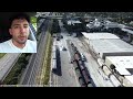 drone catches train eater eating a train in real life the train eater