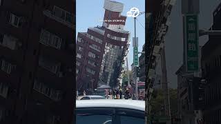 Taiwan buildings damaged after deadly 7.4 earthquake