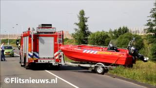 Flitsnieuws.nl - Hulpverleners in actie voor vangen van ganzen