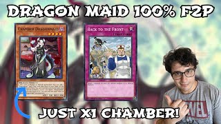 Yu-Gi-Oh! Duel Links || DRAGONMAID 100% F2P! SUPER CHEAP, SUPER GOOD! NO STAPLES REQUIRED!