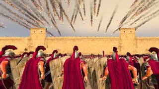CAESAR vs PHARAOH 20K MEN SIEGE - Total War ROME 2