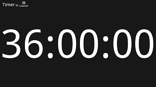 36 Hour Countup Timer