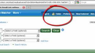 Exporting records from EBSCOhost databases to RefWorks (Creighton University HSL)