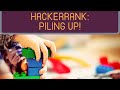 Piling Up! | HackerRank (Python)