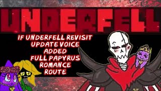 IF Underfell by darkpetal16 REVISIT with VOICES 💛Full Papyrus Romance Route 💛 The True Heart Within