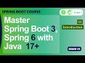 01- Setup and Introduction | Master Spring Boot 3,  Spring Framework 6 and Java 17 | HackCS